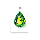 Pwridot Birthstone Art Print