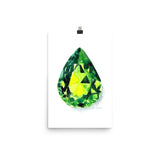 Pwridot Birthstone Art Print