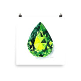 Pwridot Birthstone Art Print