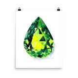 Pwridot Birthstone Art Print