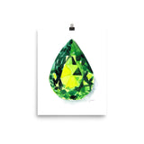 Pwridot Birthstone Art Print