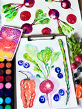 Watercolor Farmer’s Market - August 7th