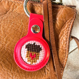 Needlepoint Kit for Key Chain/AirTag Fob
