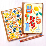 Hand-Painted Journal - Floral