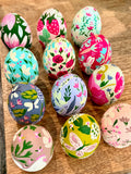 Hand-Painted Easter Egg Trio (3 eggs)