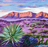 Original Painting - Big Bend National Park, Texas - Acrylic in 8"x8" Canvas