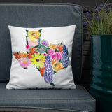Texas Wildflowers Premium Pillow