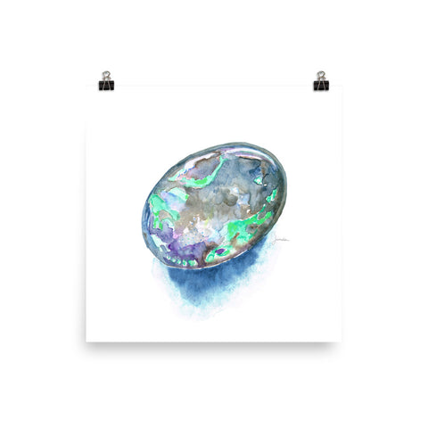 Opal Birthstone Art Print