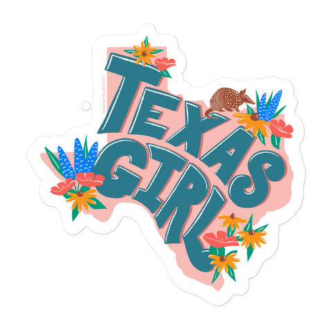 Texas Girl Vinyl Sticker