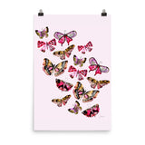 Watercolor Butterflies Art Print