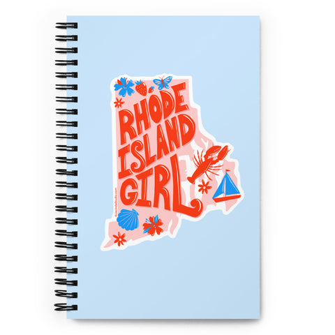 Rhode Island Girl Spiral Notebook