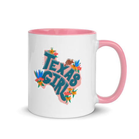 Texas Girl Mug with Color Inside
