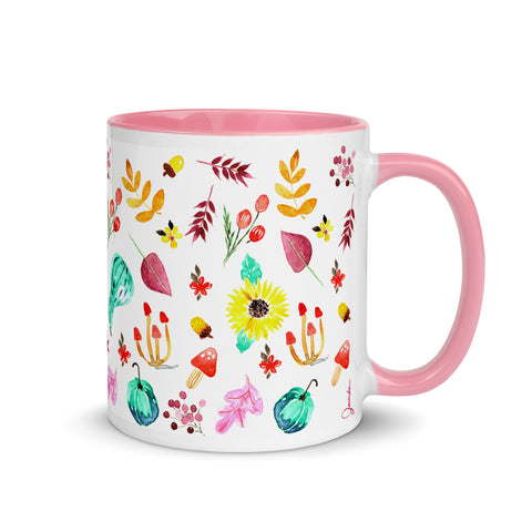 Sweet Autumn Vibes Mug with Color Inside
